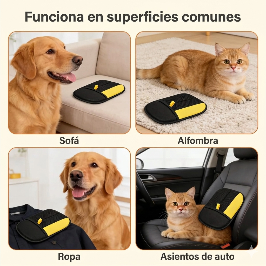 Guante Removedor de Pelo 2 en 1